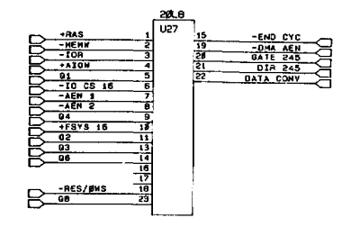 IBM 5162 motherboard - Chip U27.png